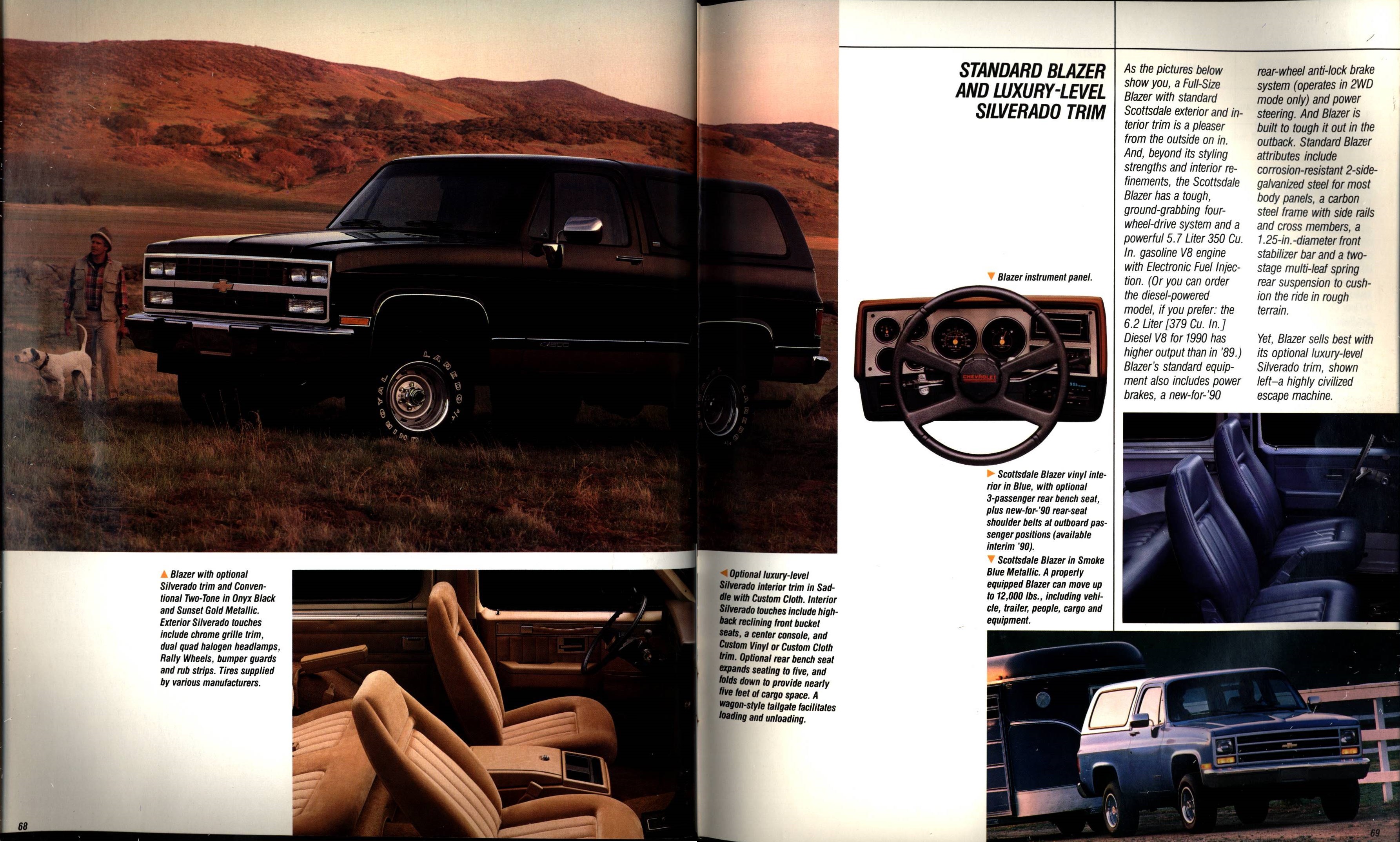 1990 Chevrolet Trucks Brochure Vol. 1 68-69