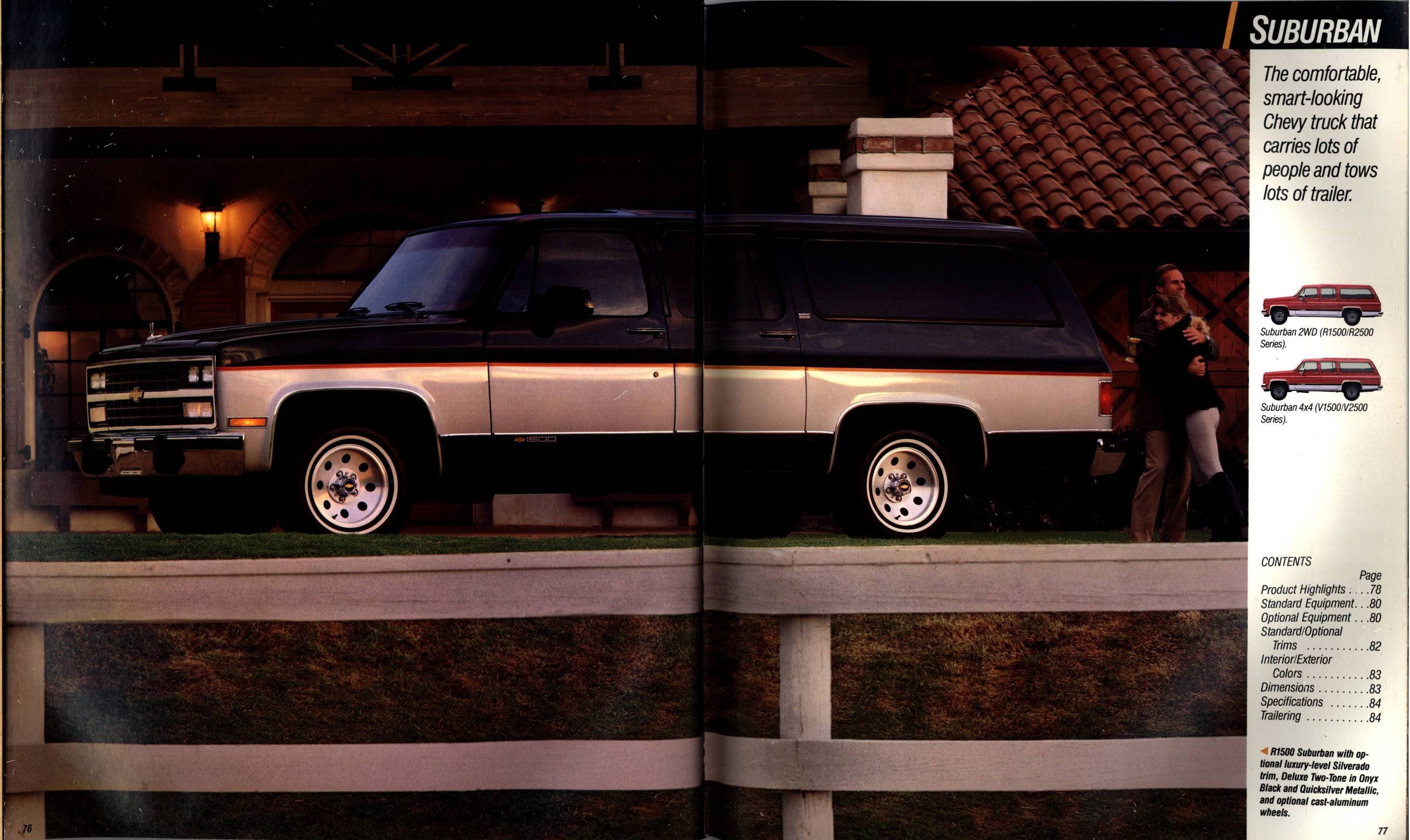 1990 Chevrolet Trucks Brochure Vol. 1 76-77