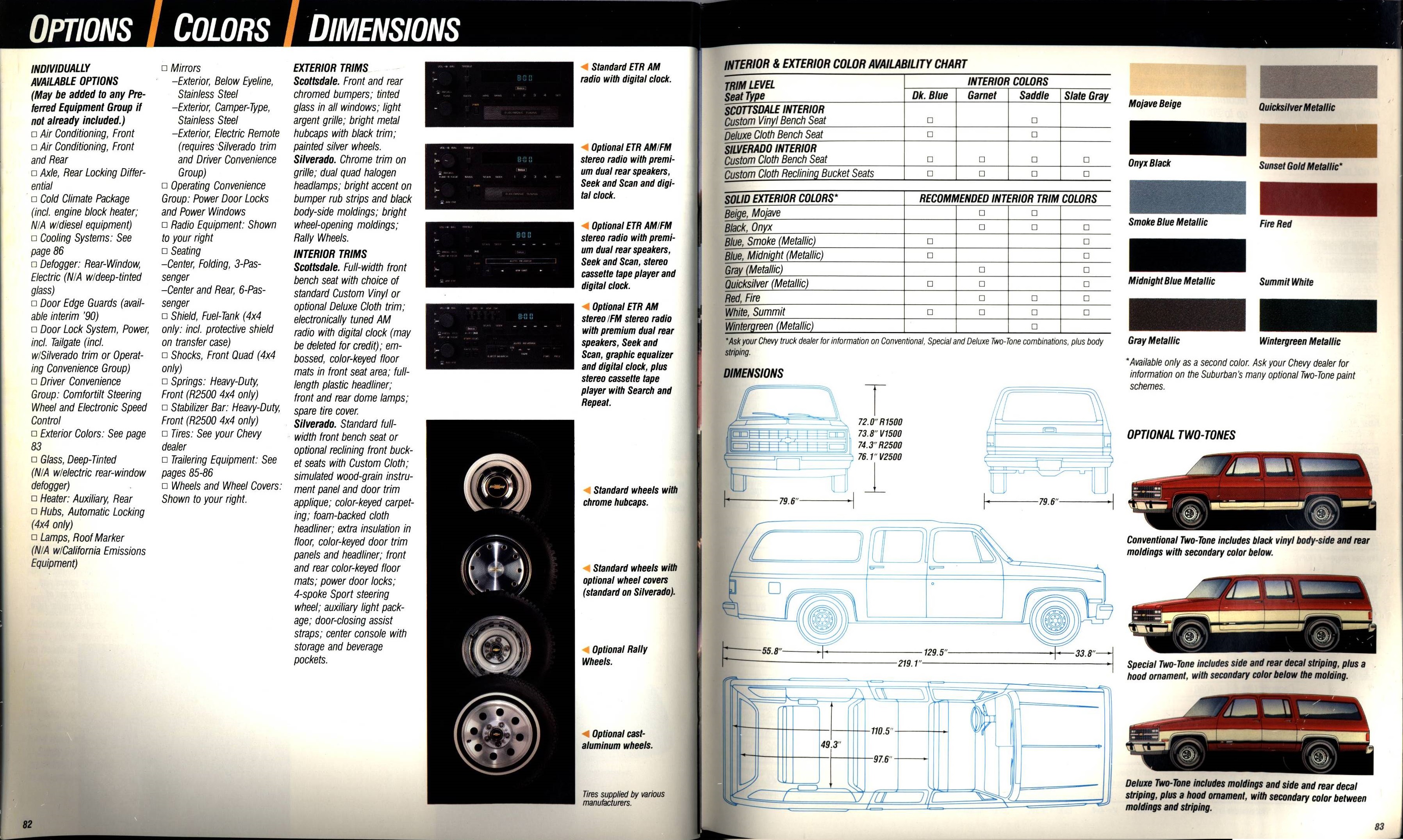 1990 Chevrolet Trucks Brochure Vol. 1 82-83