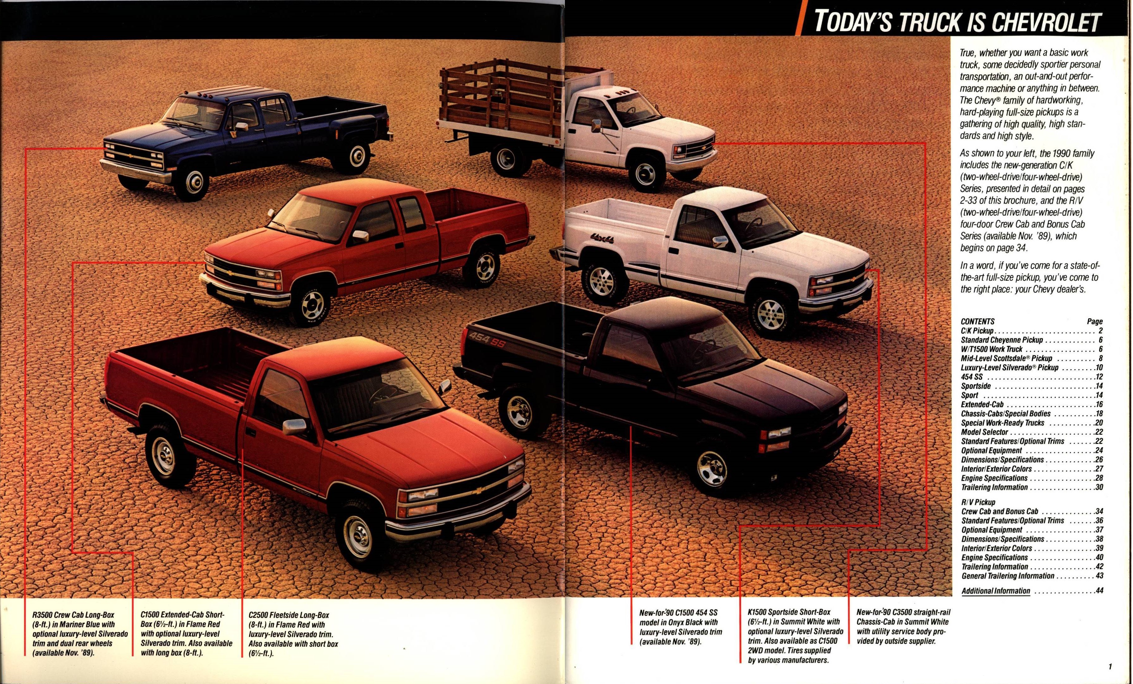 1990 Chevrolet Trucks Brochure Vol. 2 00a-01