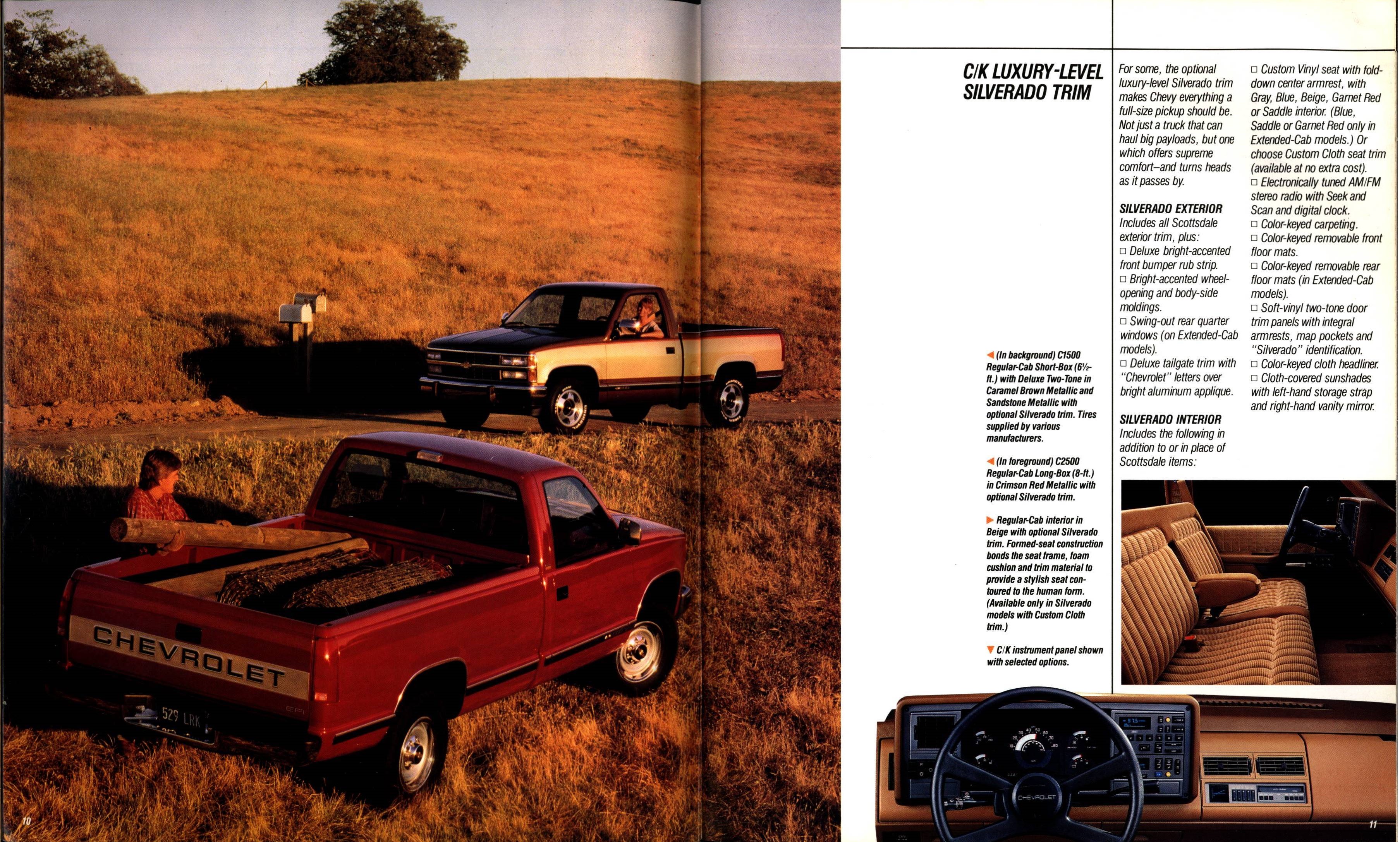 1990 Chevrolet Trucks Brochure Vol. 2 10-11
