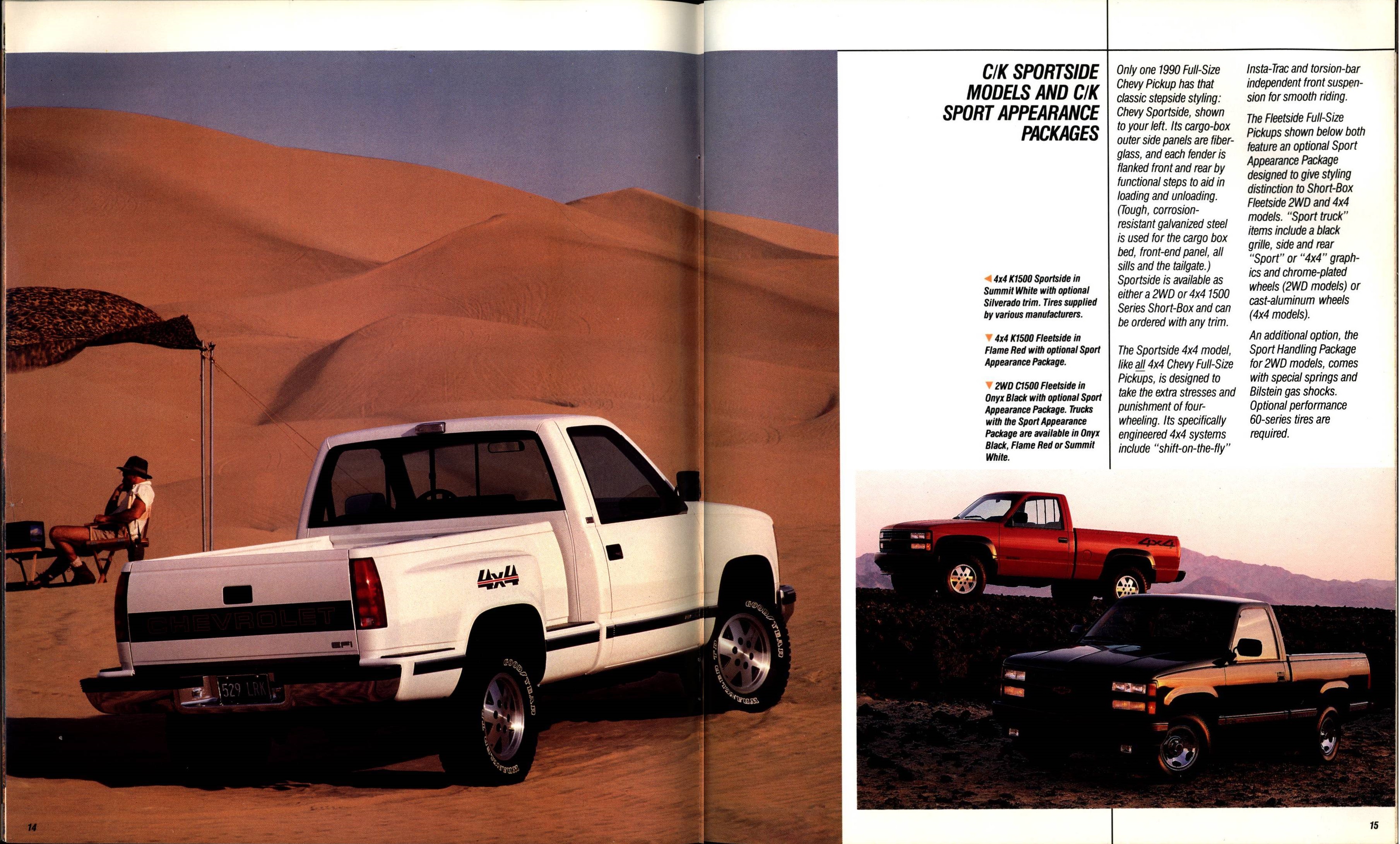 1990 Chevrolet Trucks Brochure Vol. 2 14-15