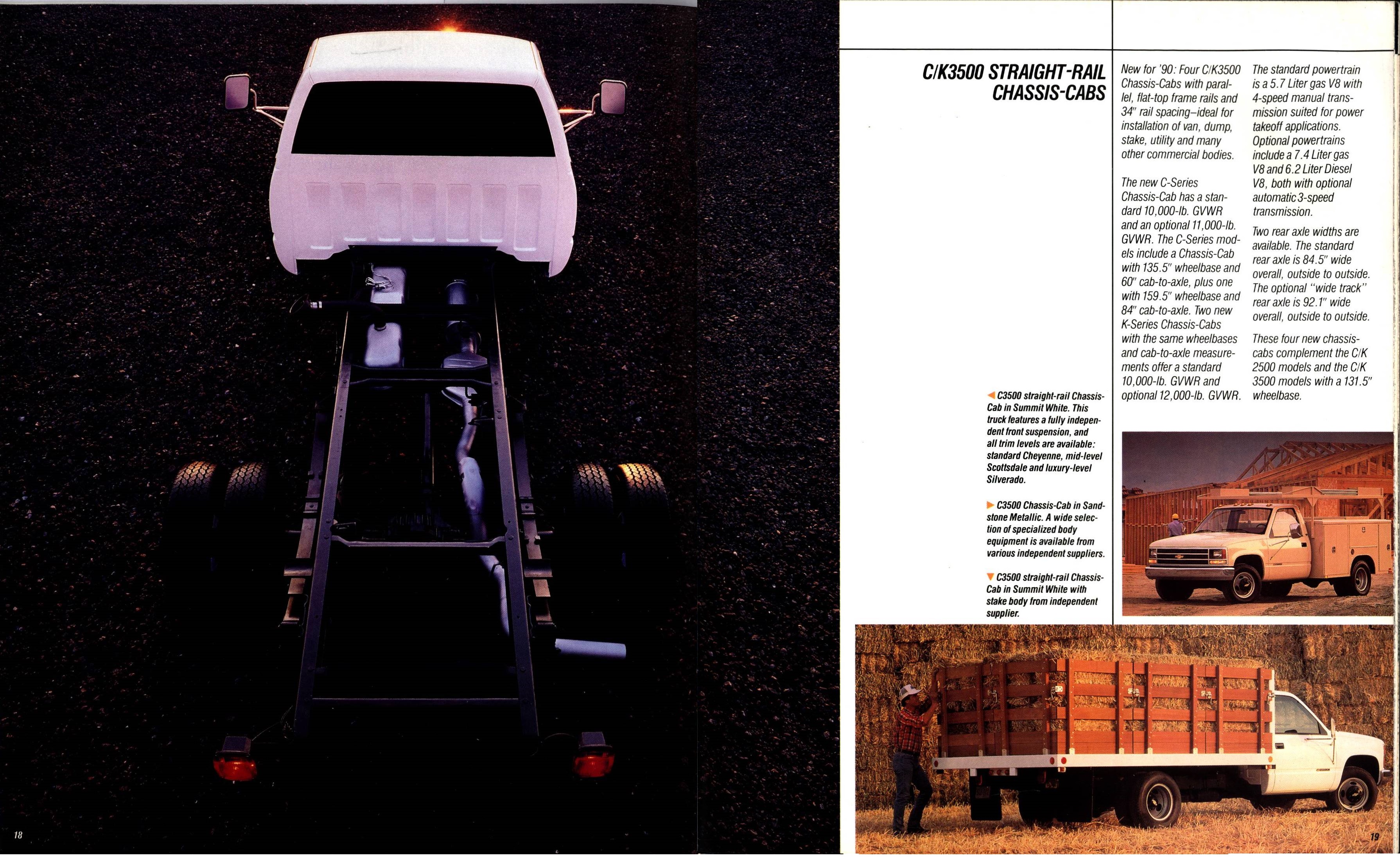 1990 Chevrolet Trucks Brochure Vol. 2 18-19