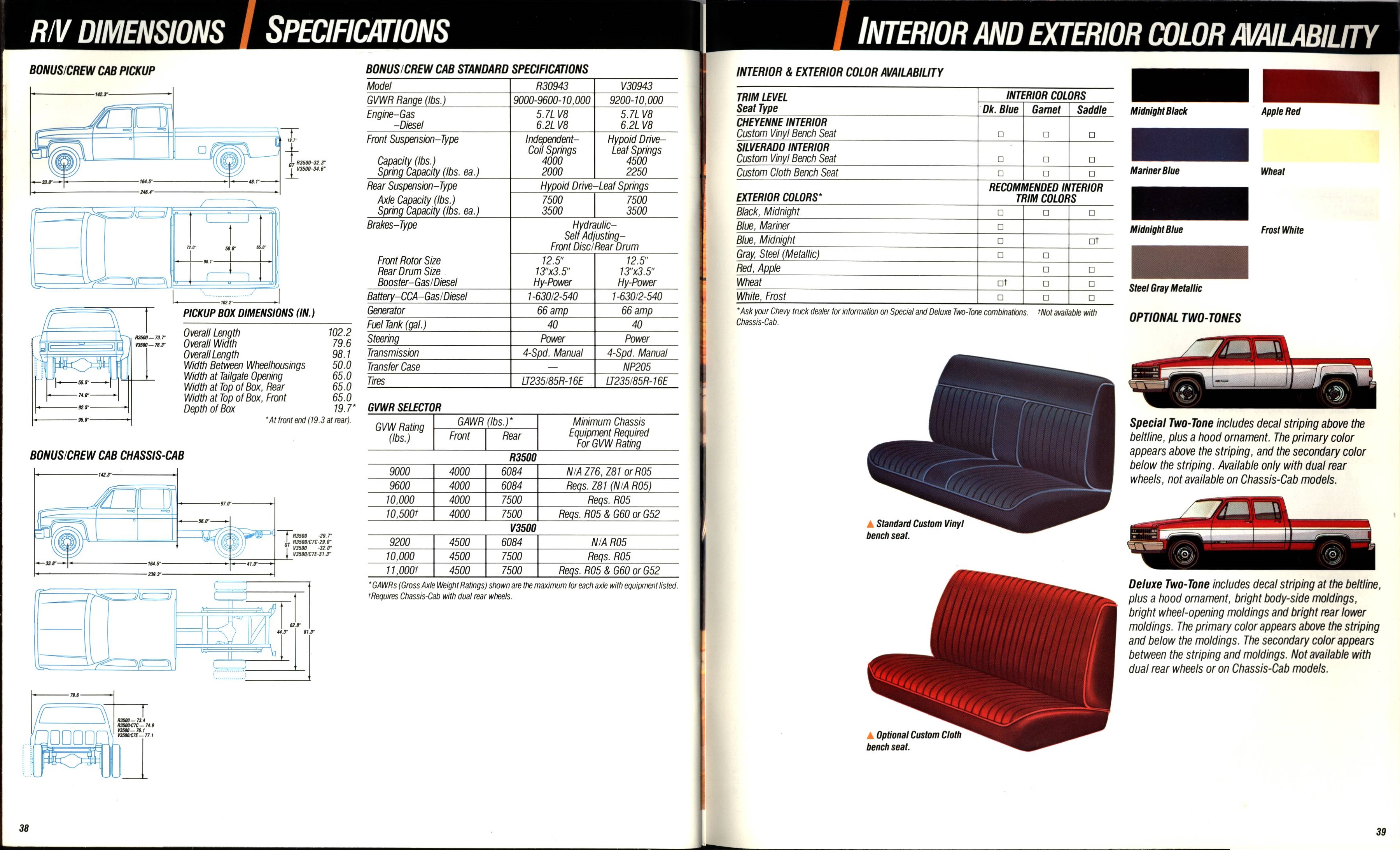 1990 Chevrolet Trucks Brochure Vol. 2 38-39