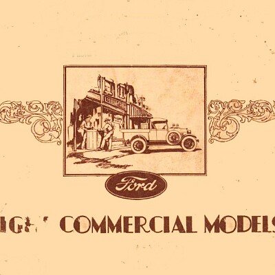 1930 Ford Light Commercial Models (Aus) 1930 Ford Light Commercial Models (Aus)