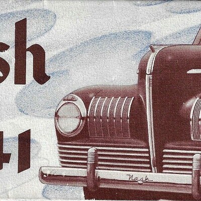 1941 Nash Foldout 1941 Nash Foldout