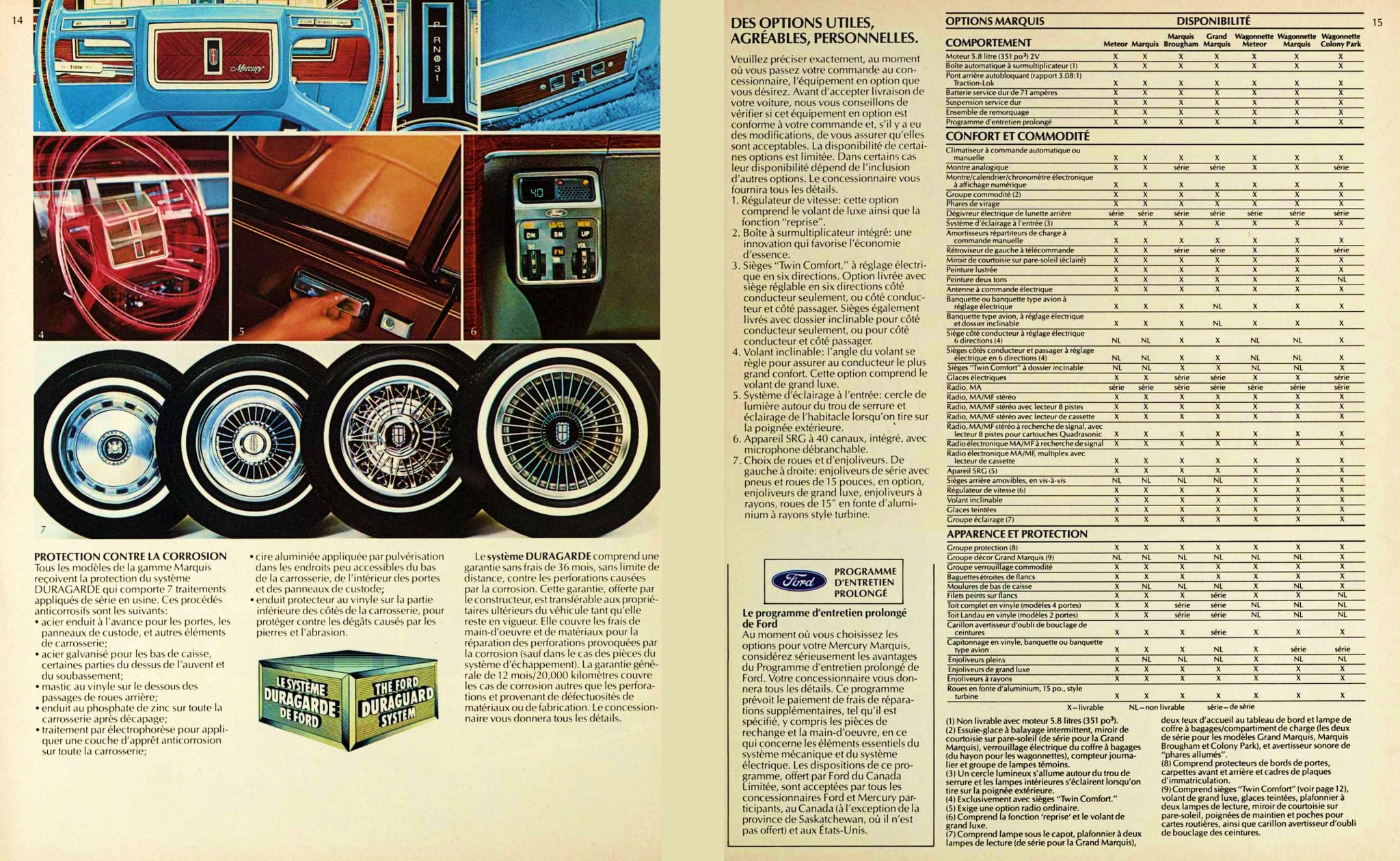 1980 Mercury Marquis Brochure (Cdn-Fr-Rev) 14-15
