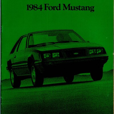 1984 Ford Mustang 1983-08 1984 Ford Mustang 1983-08