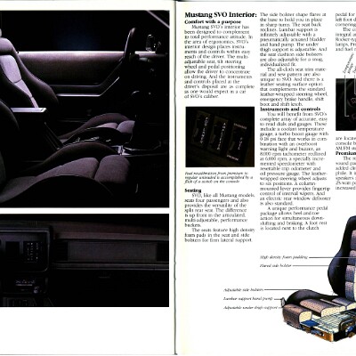 1984 Ford Mustang Brochure 22-23
