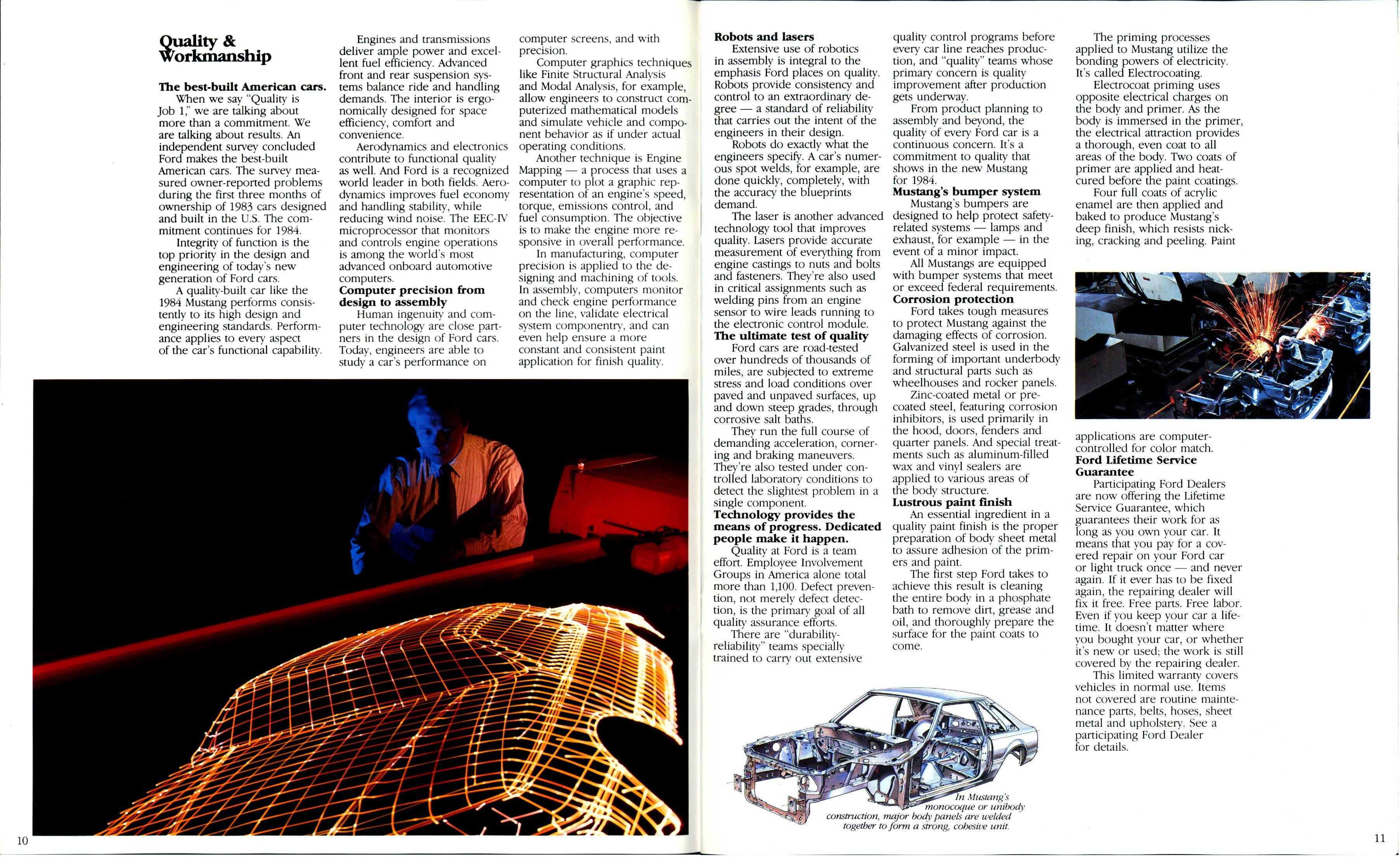 1984 Ford Mustang Brochure (Rev) 10-11