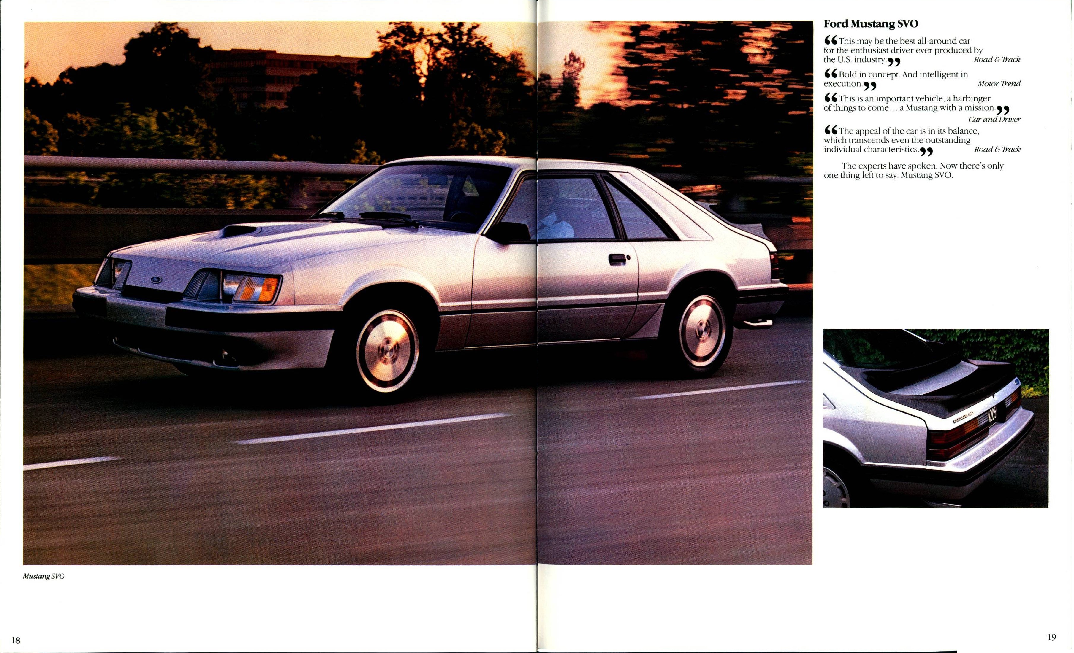 1984 Ford Mustang Brochure (Rev) 18-19