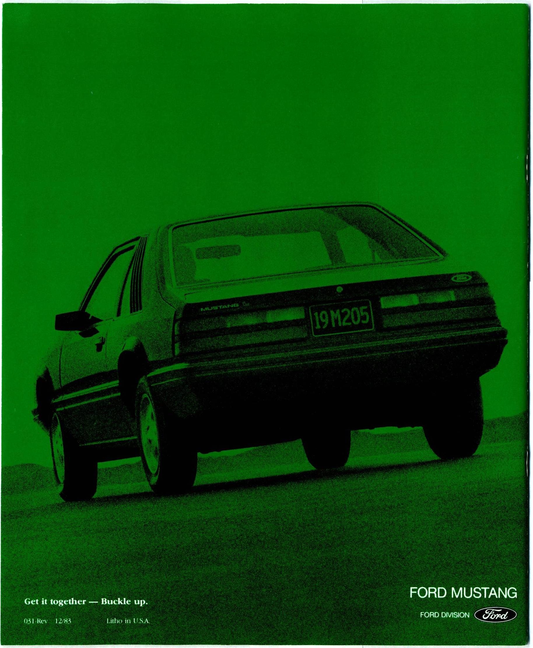 1984 Ford Mustang Brochure (Rev) 28