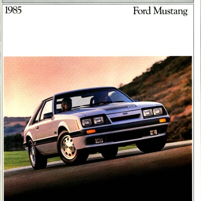 1985 Ford Mustang 1984-08 1985 Ford Mustang 1984-08