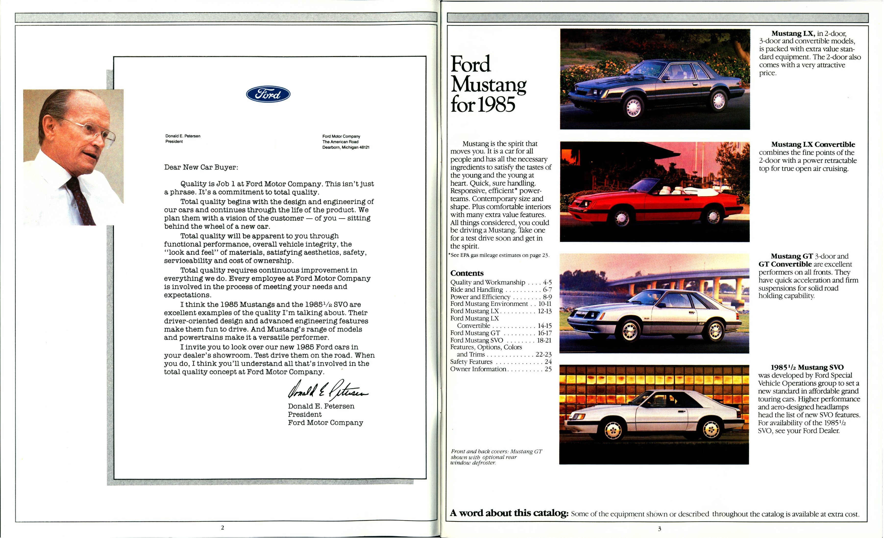 1985 Ford Mustang Brochure (Rev) 02-03