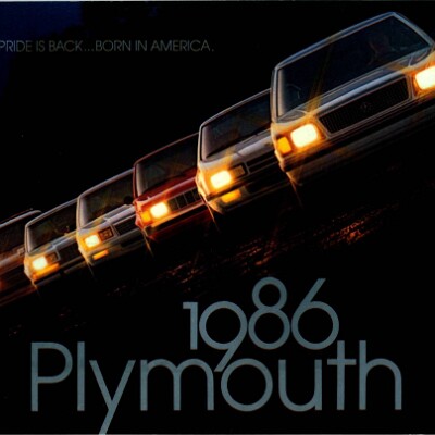 1986 Plymouth Full Line 1986 Plymouth Full Line