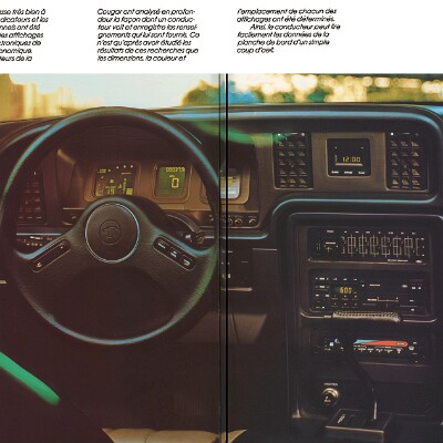 1987 Mercury Cougar Brochure (Cdn-Fr) 10-11