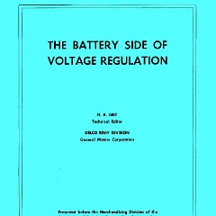 1952 Battery Side of Voltage Regulation