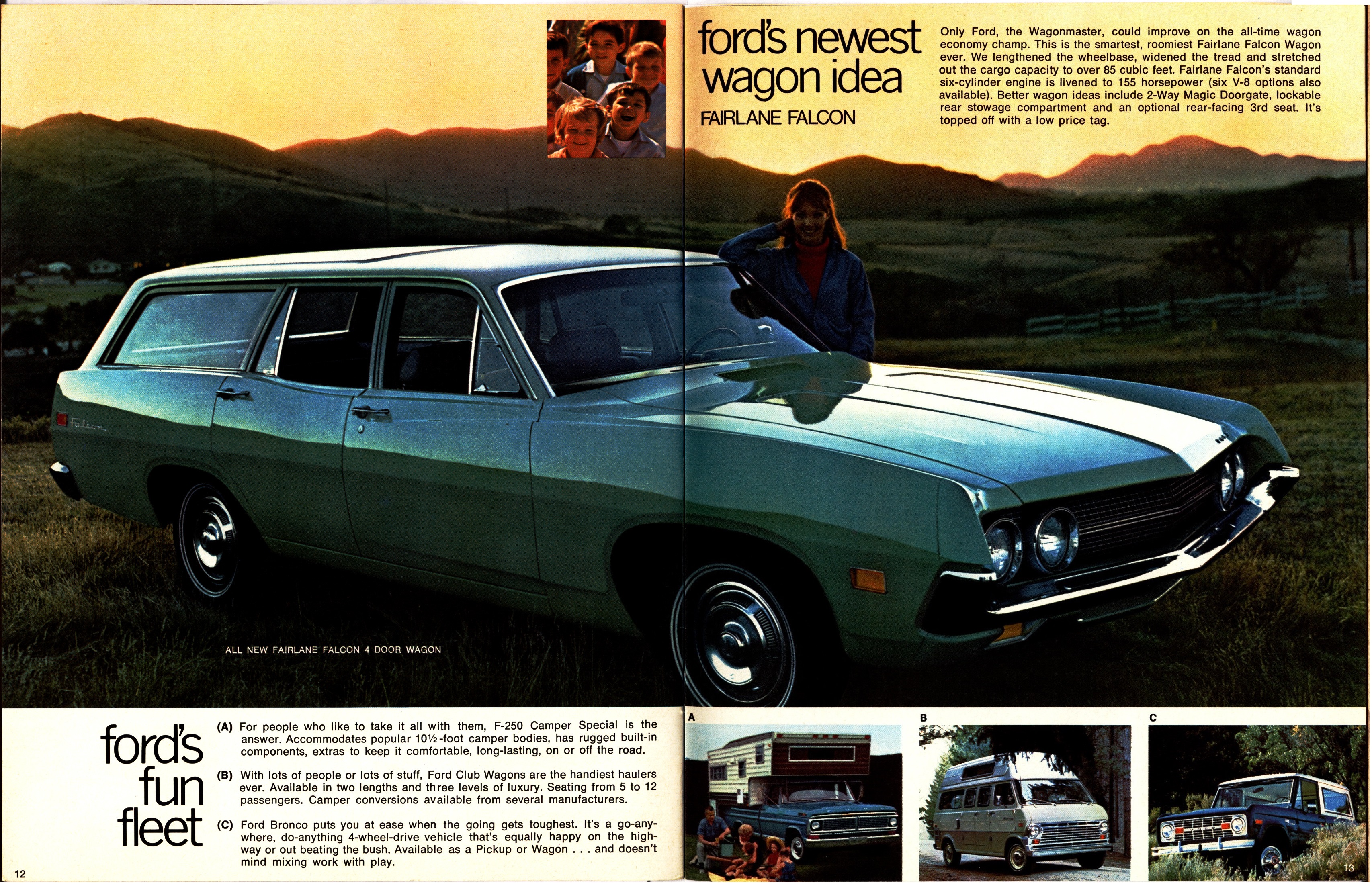 1970 Ford Wagons Brochure (Cdn) 12-13