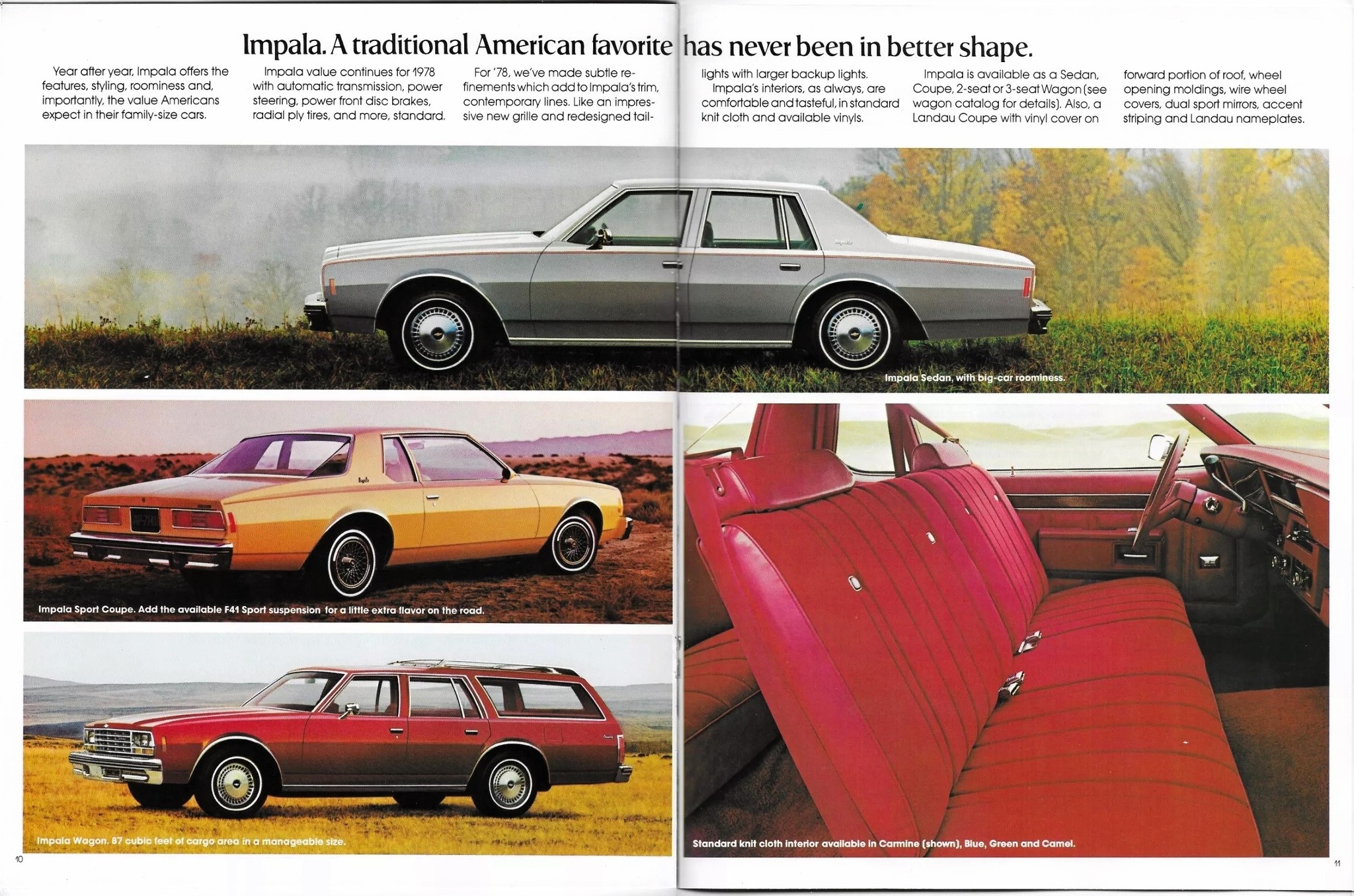 1978 Chevrolet Full Size Brochure (Rev) 10-11