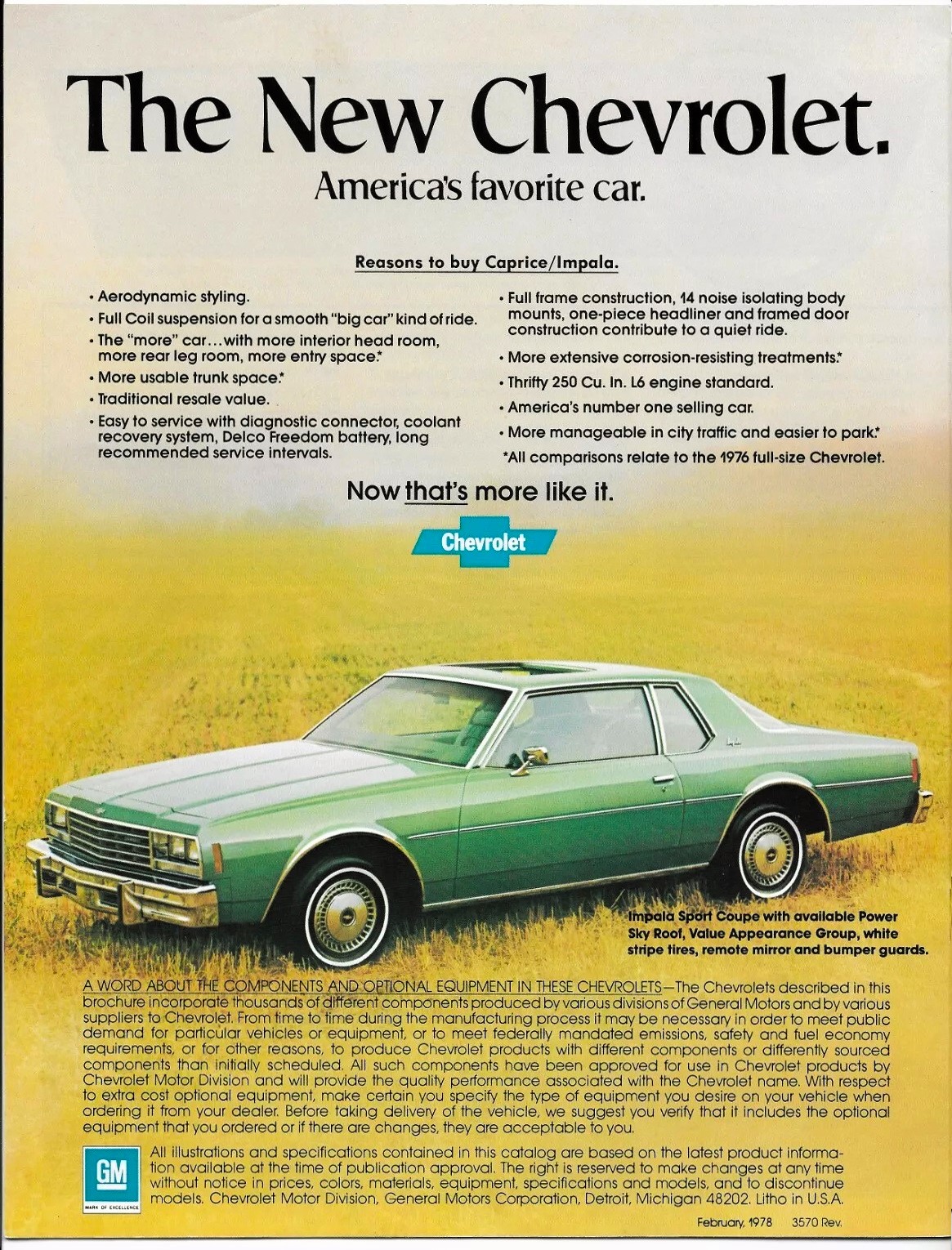 1978 Chevrolet Full Size Brochure (Rev) 16