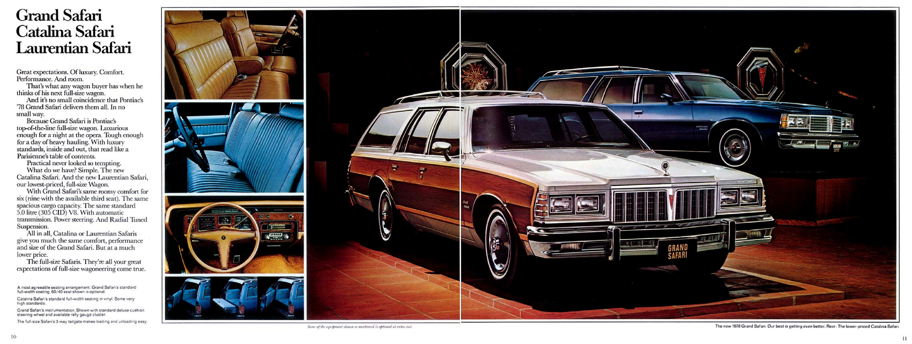 1978 Pontiac Full Size Brochure (Cdn) 10-11