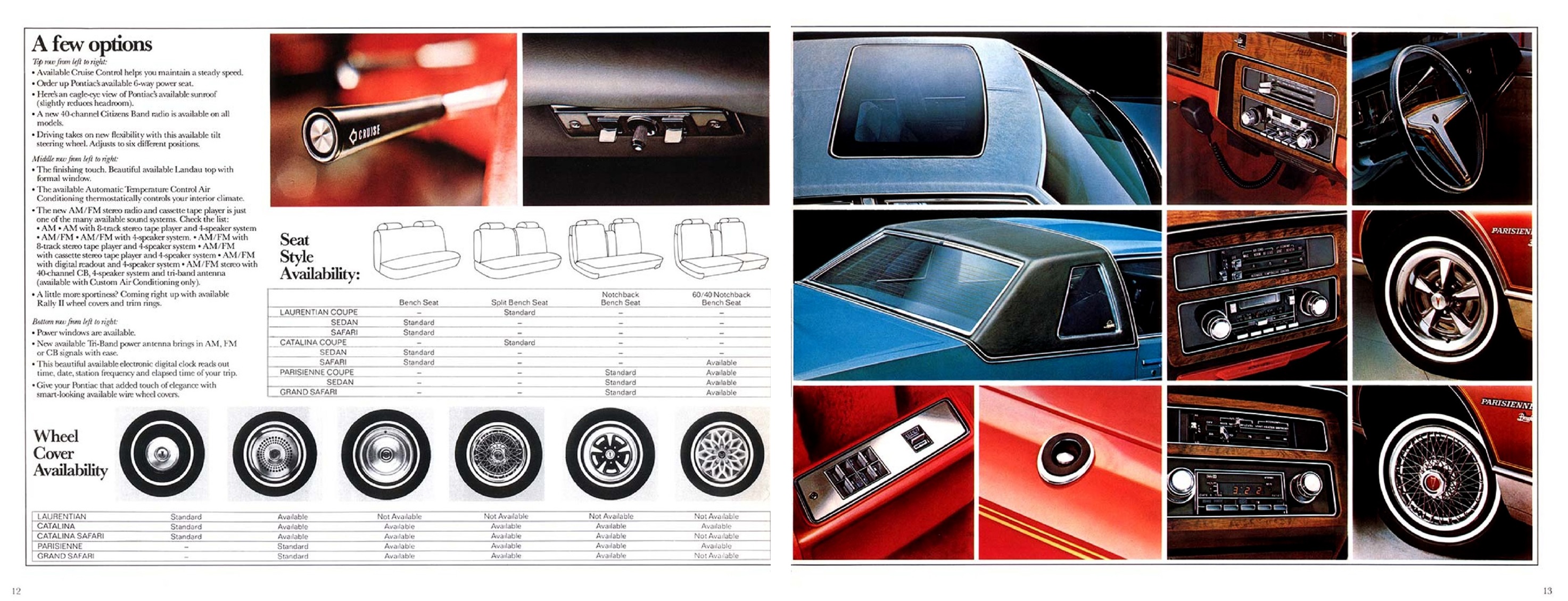 1978 Pontiac Full Size Brochure (Cdn) 12-13