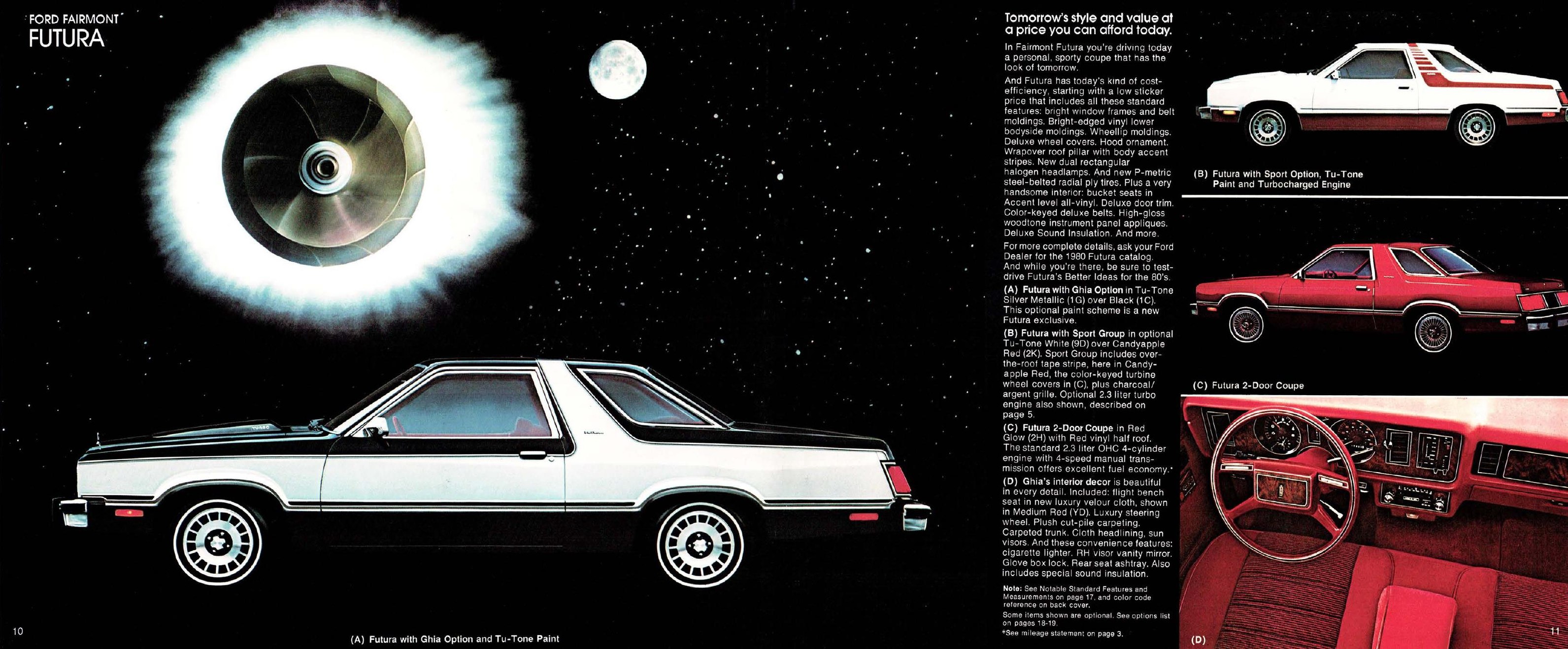 1980 Ford Fairmont Brochure 10-11