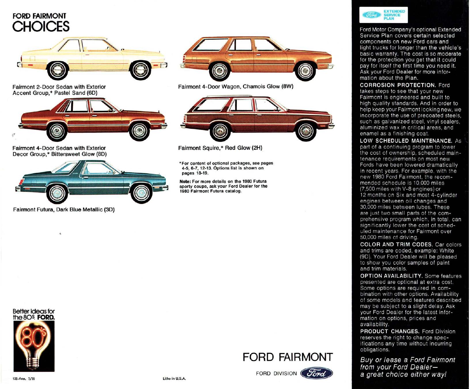 1980 Ford Fairmont Brochure 20