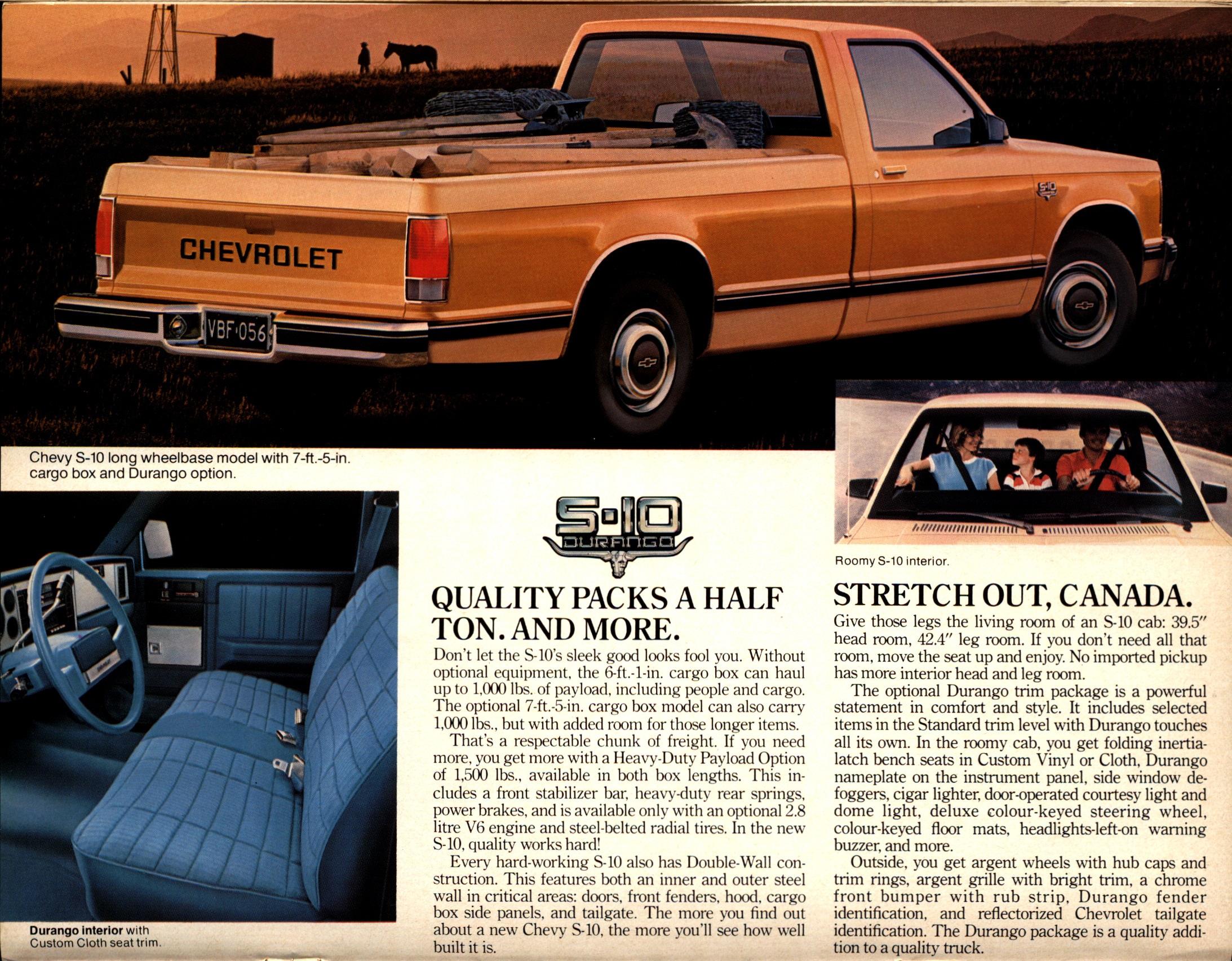 1982 Chevrolet S-10 Pickup Brochure (Cdn) 04