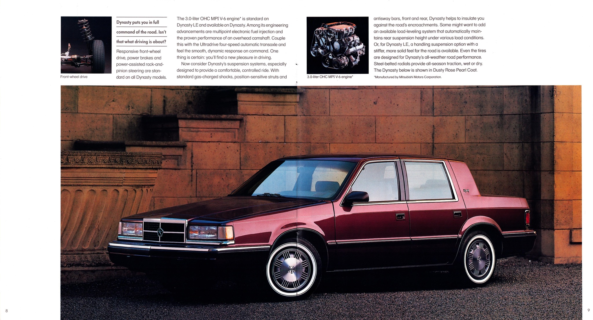 1990 Dodge Dynasty Brochure 08-09