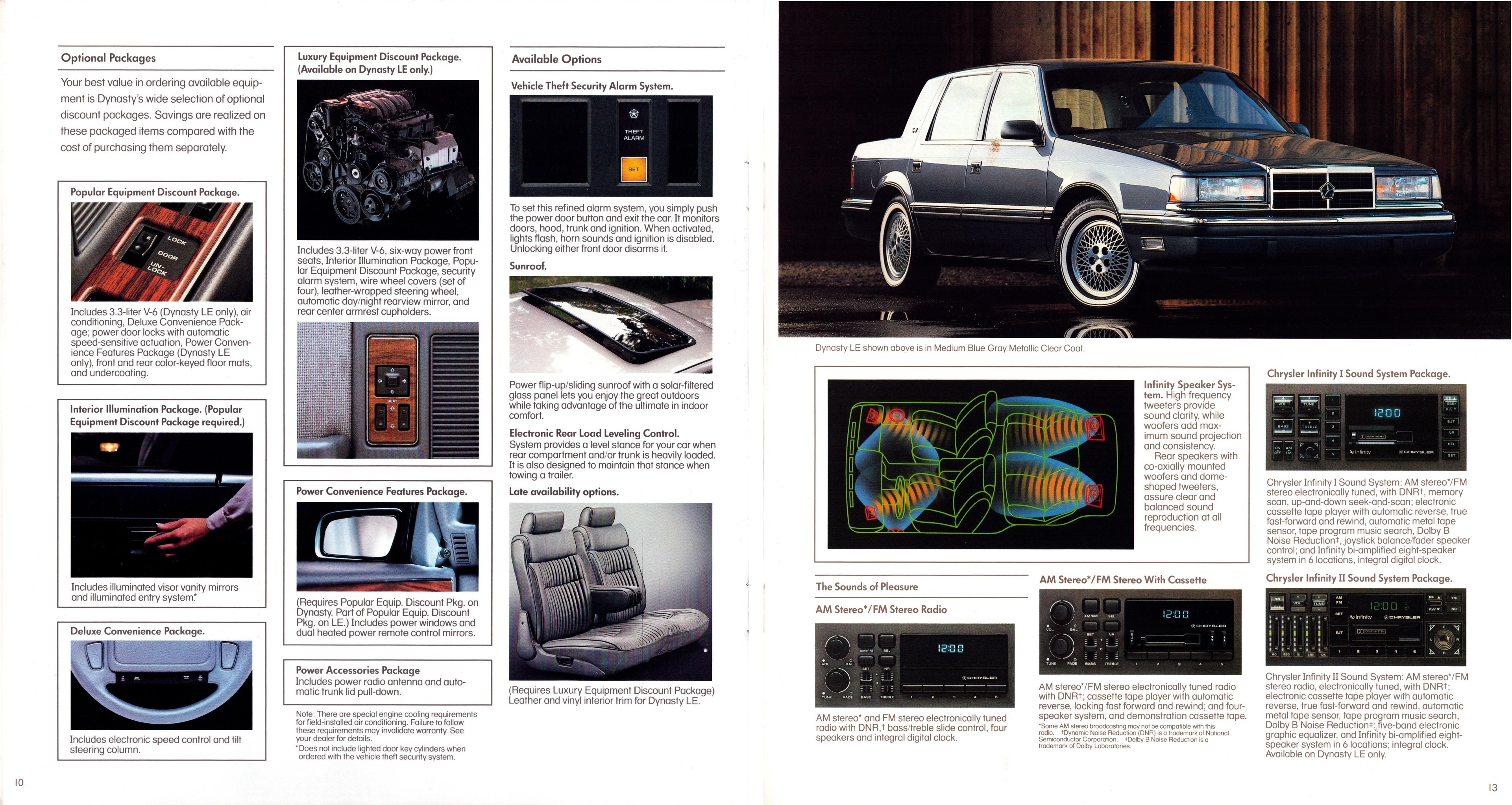 1990 Dodge Dynasty Brochure 10-13