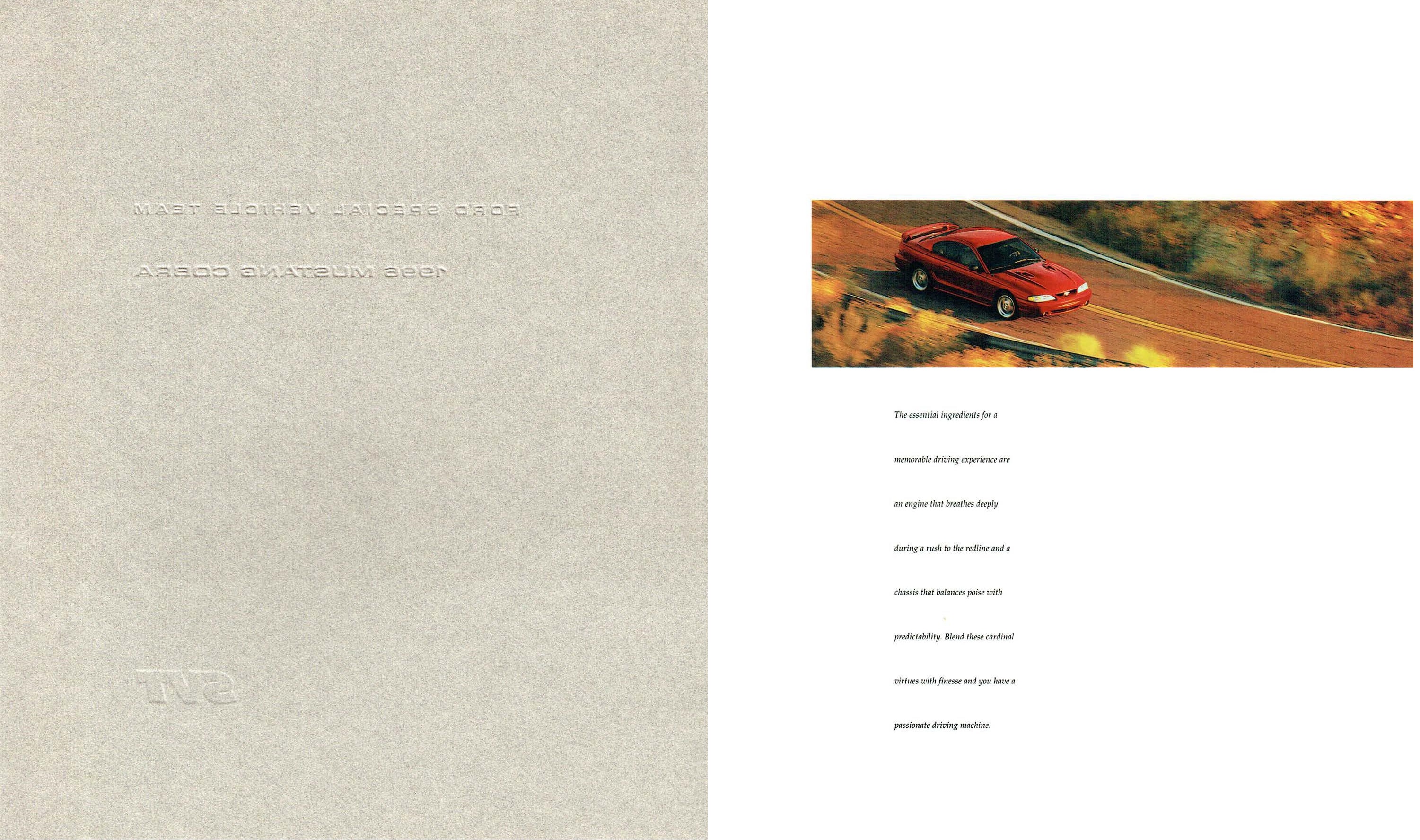 1996 Ford Mustang Cobra Brochure 02-03