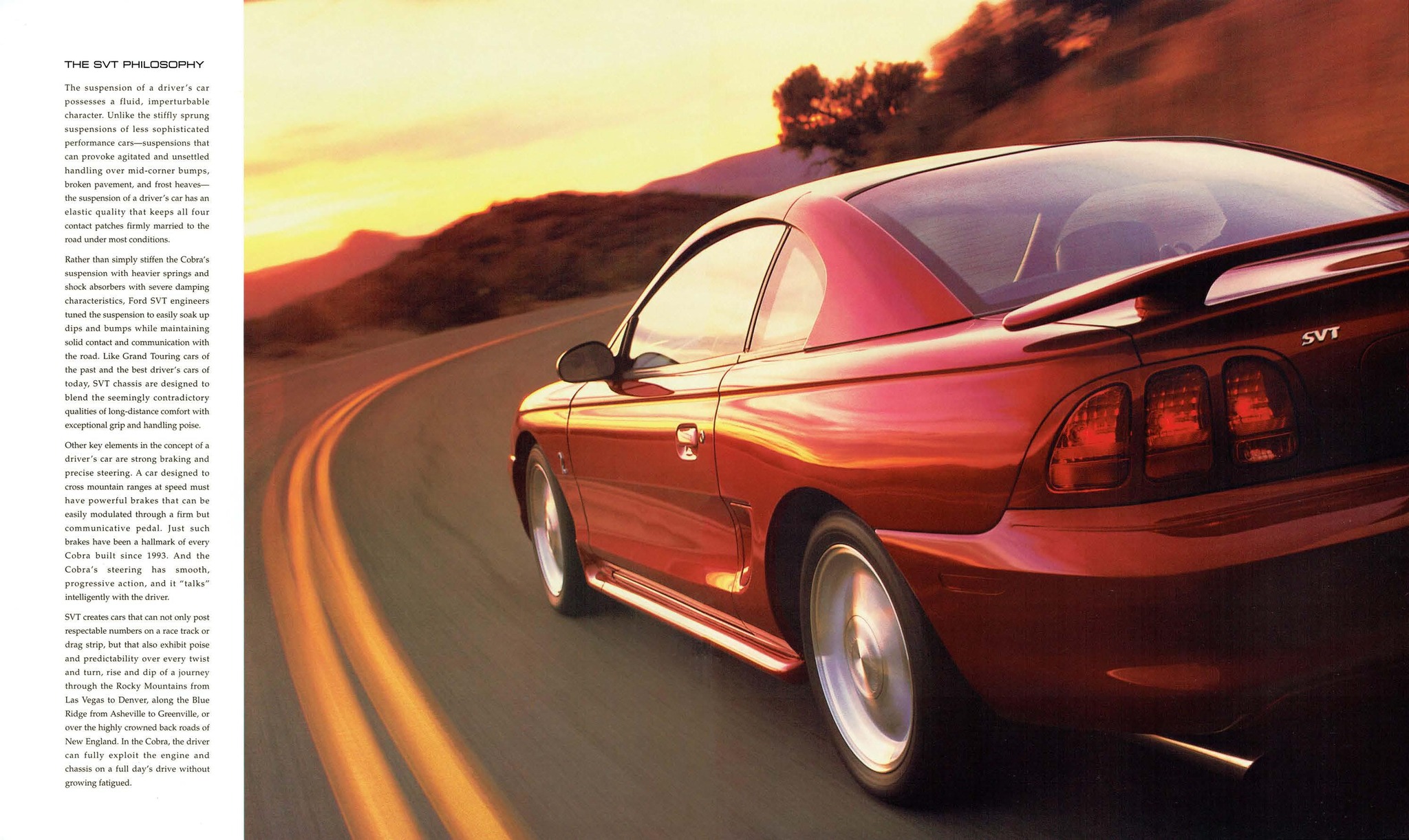 1996 Ford Mustang Cobra Brochure 16-17