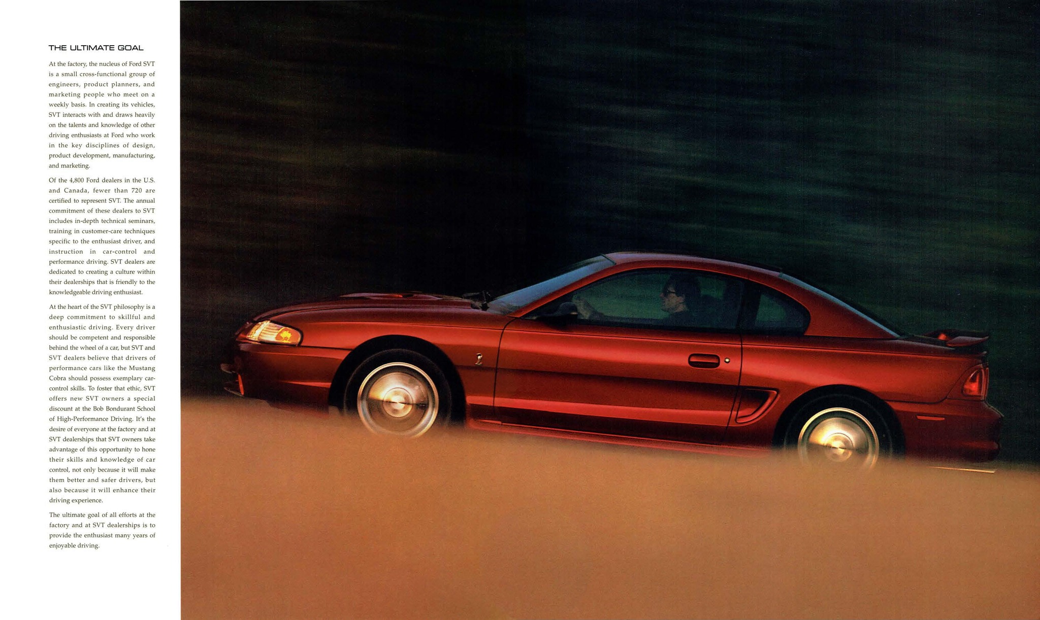 1996 Ford Mustang Cobra Brochure 20-21