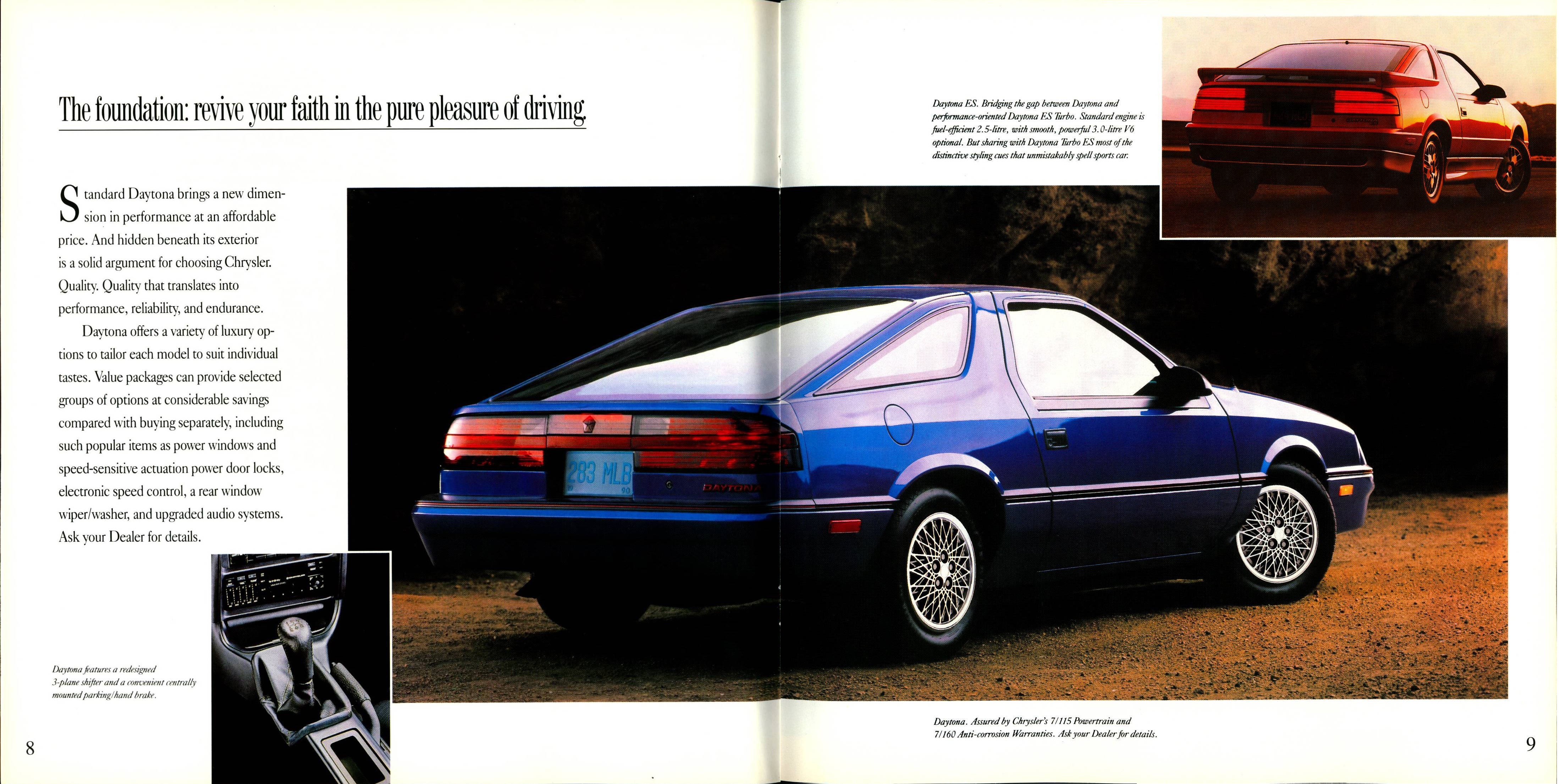 1990 Chrysler Daytona Brochure (Cdn) 08-09