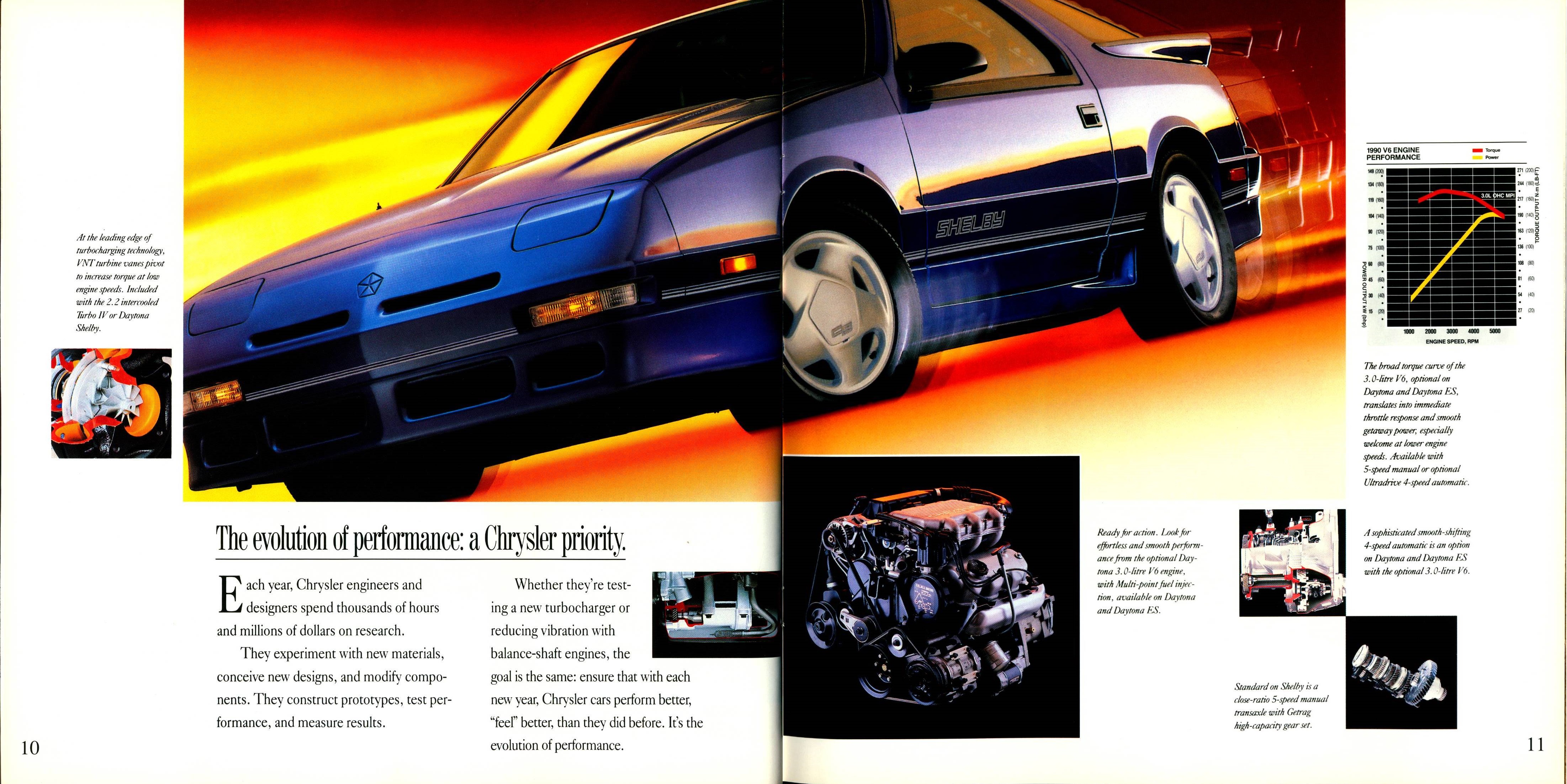 1990 Chrysler Daytona Brochure (Cdn) 10-11