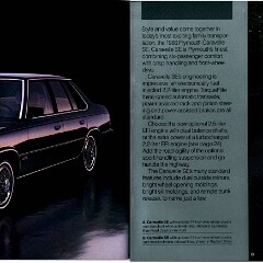 1986 Plymouth Full Line Prestige Brochure 18-19