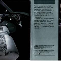 1986 Plymouth Full Line Prestige Brochure 20-21