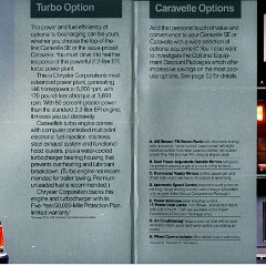 1986 Plymouth Full Line Prestige Brochure 24-25