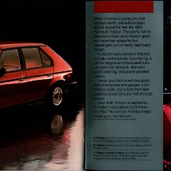 1986 Plymouth Full Line Prestige Brochure 44-45