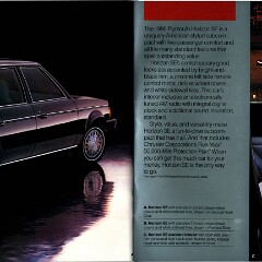 1986 Plymouth Full Line Prestige Brochure 46-47