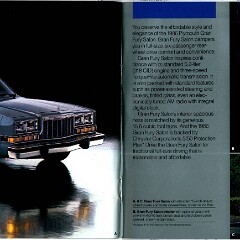1986 Plymouth Full Line Prestige Brochure 50-51