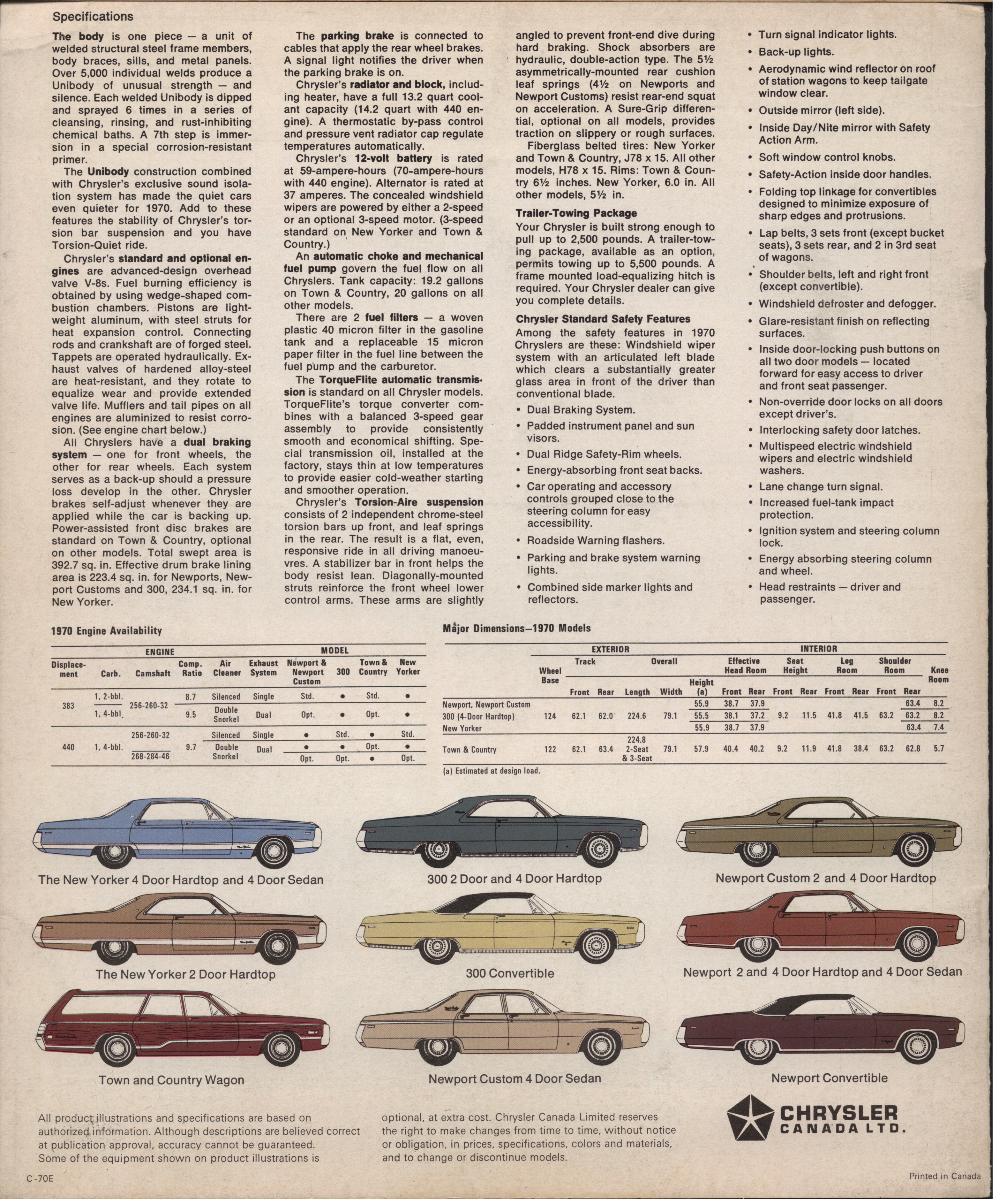 1970 Chrysler Brochure Canada 20