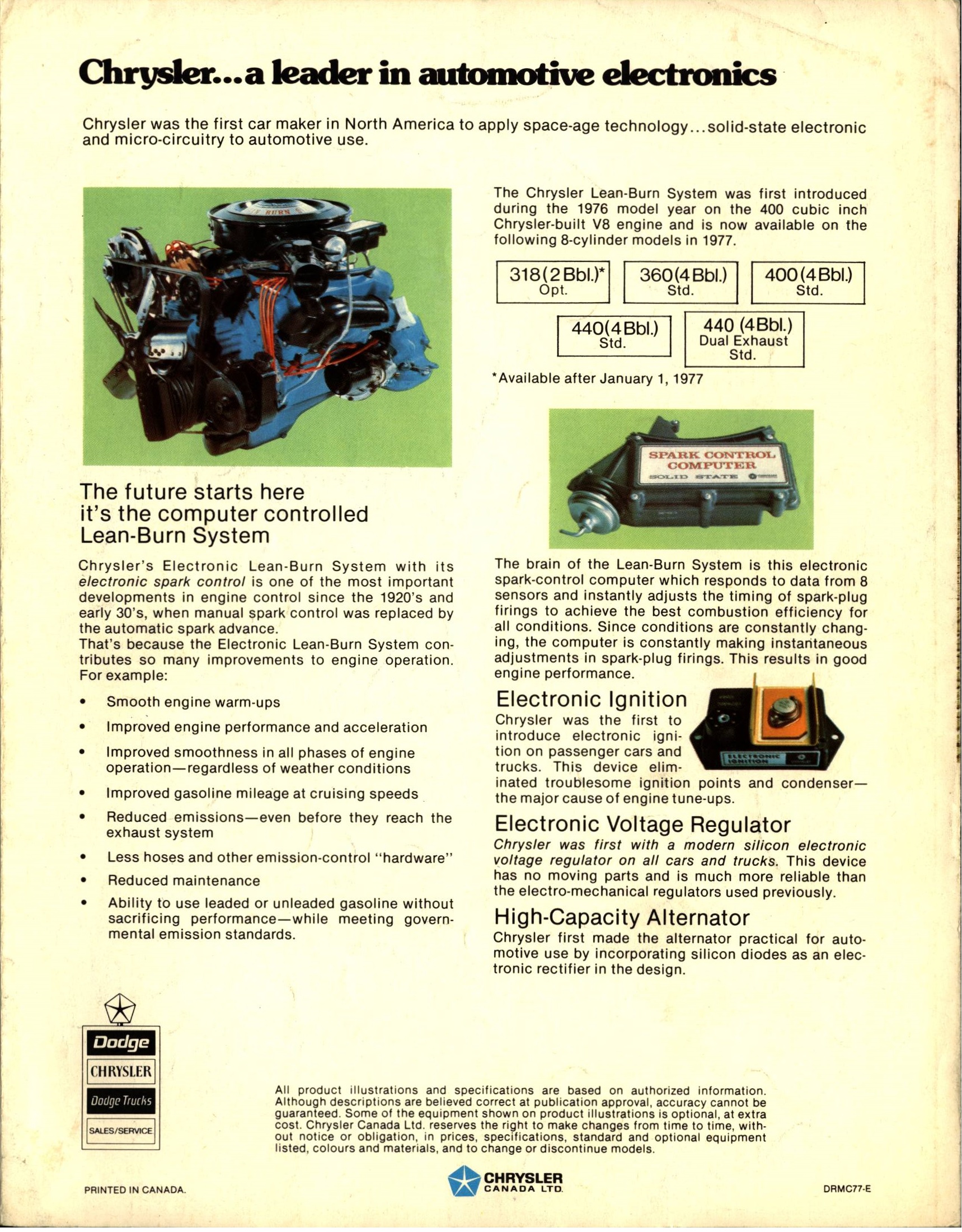 1977 Dodge Royal Monaco Canda Foldout 06