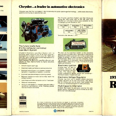 1977 Dodge Royal Monaco Canda Foldout 05-06-01