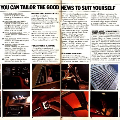1978 Chevrolet Malibu Brochure Canada 14-15