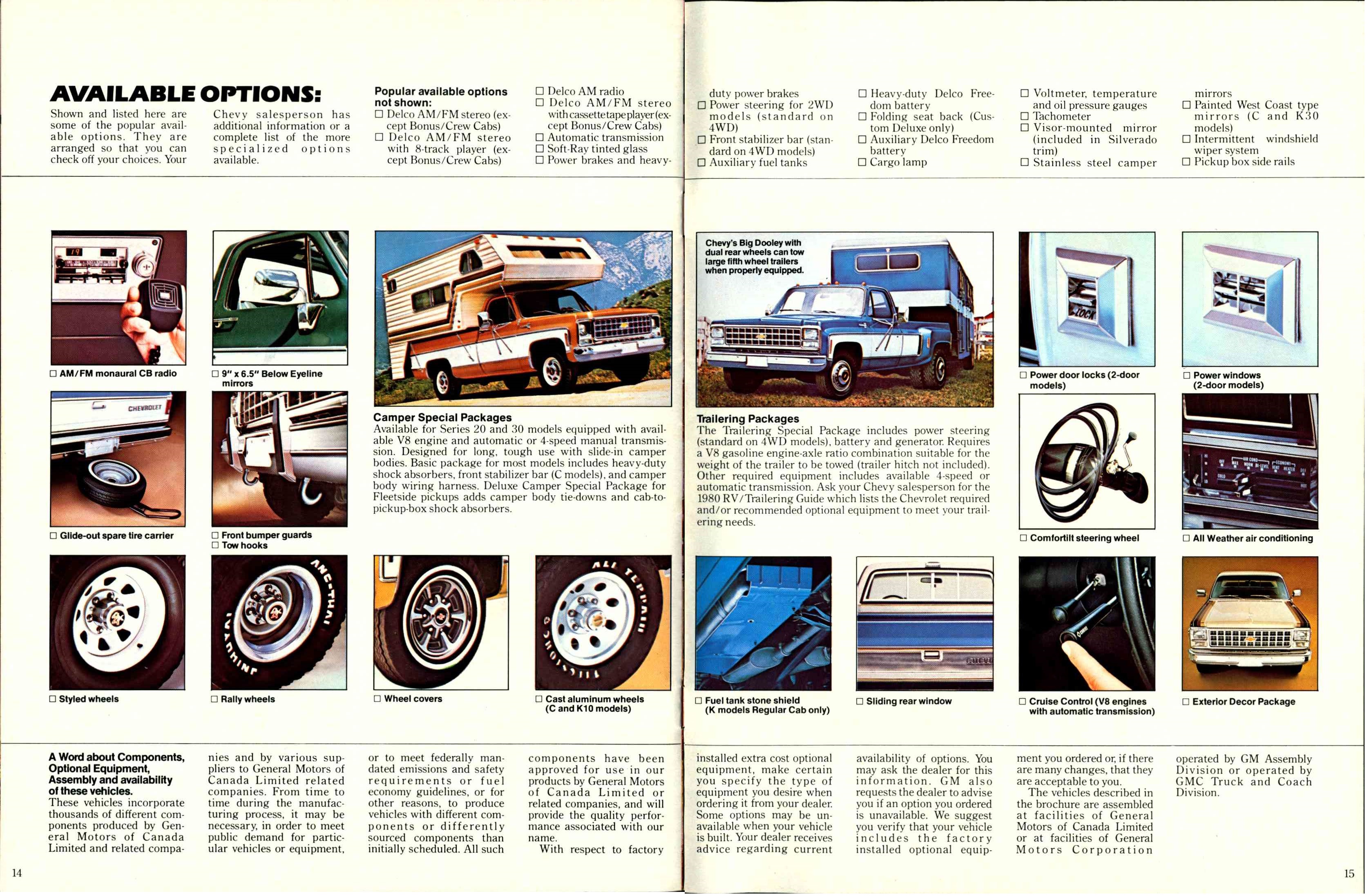 1980 Chevrolet Pickups Brochure Canada 14-15