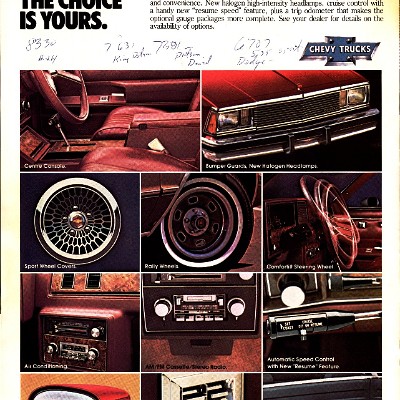 1981 Chevrolet El Camino Brochure Canada 10