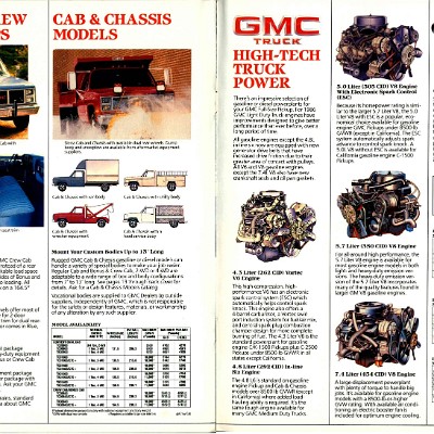 1986 GMC Full Size Pickups Brochure Canada 12-13
