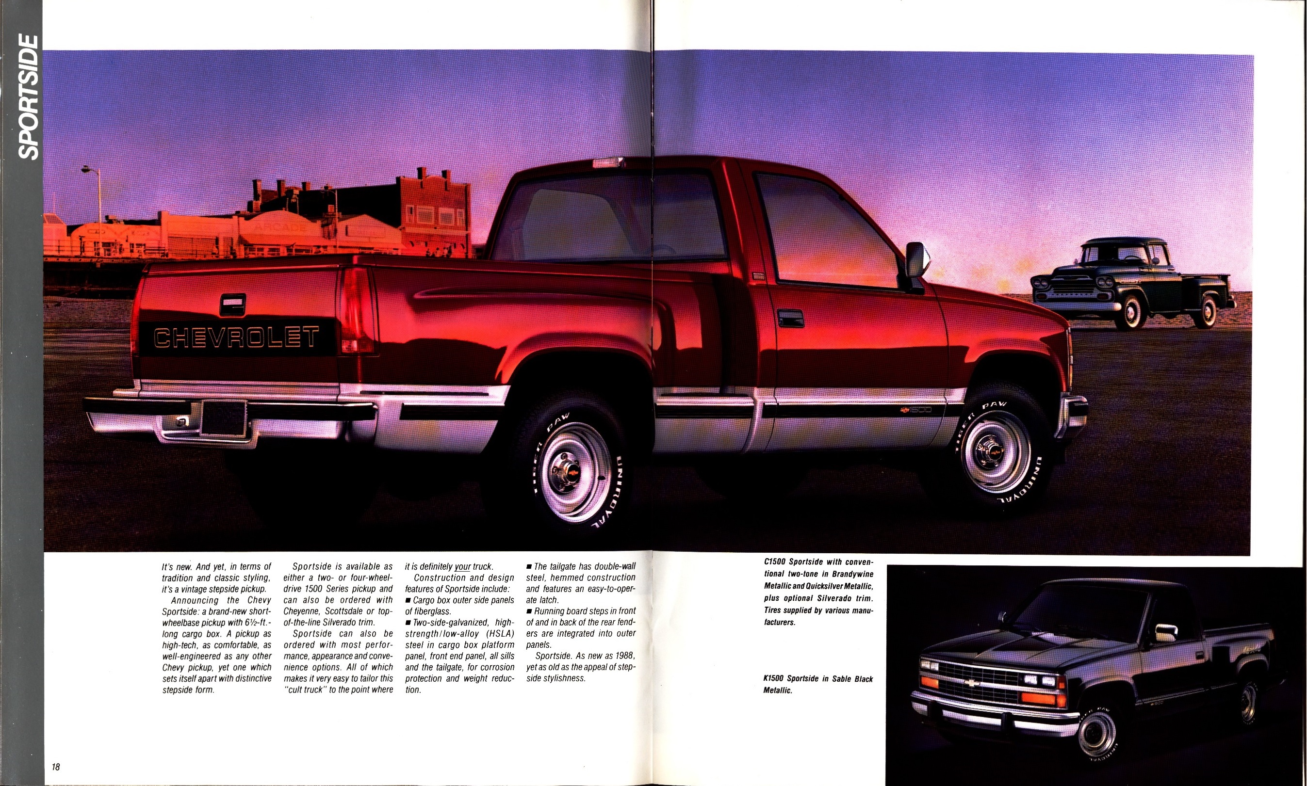 1988 Chevrolet Full Size Pickup Brochure (Rev) 18-19